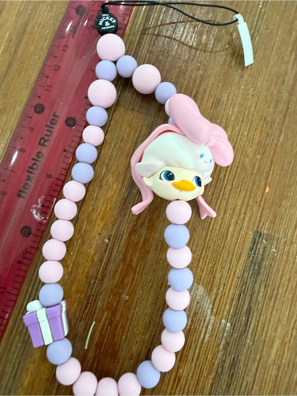 Disney PopMart Daisy Duck Silicone Bead phone Charm